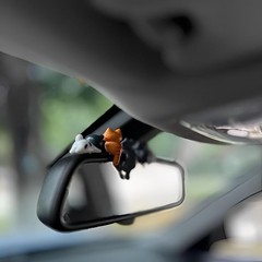 6 Unique Cat Car Accessories – Adorable Resin Dashboard and Mirror Decorations