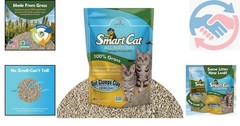 Lightweight 10-Pound Grass-Based Cat Litter – Chemical-Free & 99% Dust-Free