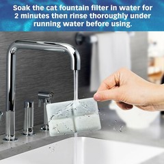 Water Filter & Pre-Filter Compatible With FURRYBABY® 2L, Pack of 12