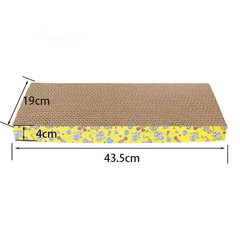 Cat Toys Cat Scraper Sharpening Claw Cardboard Corrugated Board Scratch-Resistan