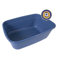Open Top Plastic Cat Litter Box Cat Litter Pan Large Cats Giant