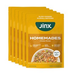 Jinx Chicken Dog Wet Food, Meal or Mix in Toppers for 9 Ounce (Pack of 6)
