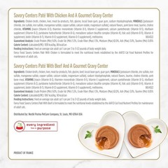 (2 pack) Purina Fancy Feast Savory Centers Wet Cat Food Pate Variety Pack