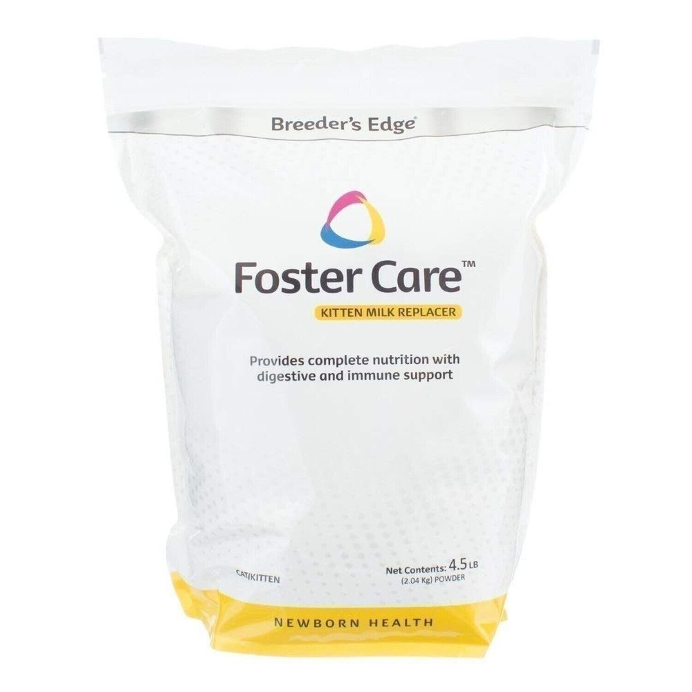 Breeder’s Edge Foster Care Feline – Powdered Milk Replacer – for Kittens & Ca…