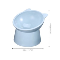 3Pcs Reusable Raised Cat Food Bowls Ergonomic Tilted Design for Cats