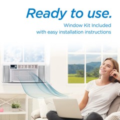 BLACK+DECKER Window Air Conditioner 10,000 BTU, AC Window Unit Cools Up to 450 S