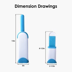 Lint Brush and Pet Hair Remover for Laundry, Clothes, Couches, Car Seats,