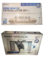 PETKIT Open-Top AI Camera Self-Cleaning Crystal Cat Litter Box 5-6 Months Litter