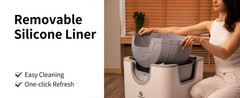 Self-Cleaning Litter Box – Open-Top Automatic Cat Litter Box with Odor Control