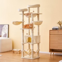 77″ Multi-level Cat Tree Tower Activity Center Large Playing House Condo Rest