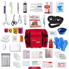 Pet Vet Medic Cat & Dog First Aid Kit – Pet Emergency Kit, Pet Health Supplies