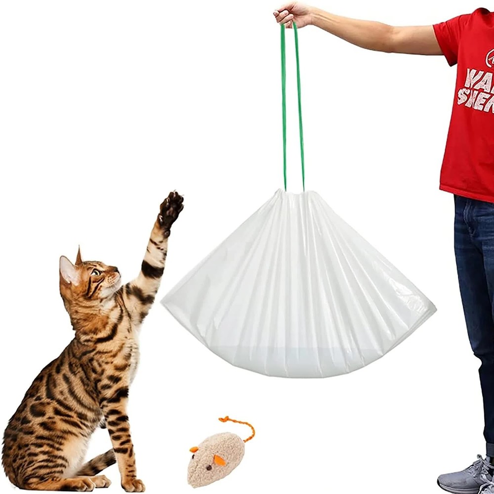 Cat litter Box Liners, 30 Count 46″ x 19″ XXL Heavy Duty Litter Tray Liner Ba…