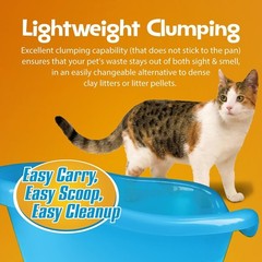 Lightweight 10-Pound Grass-Based Cat Litter – Chemical-Free & 99% Dust-Free