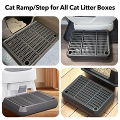 Large Cat Litter Box Step/Ramp16 x11 Anti-Tracking Litter Catcher Mat Double …