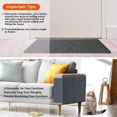 Trimmable Cat Scratch Furniture Guards Couch Protector Anti Carpet Pad