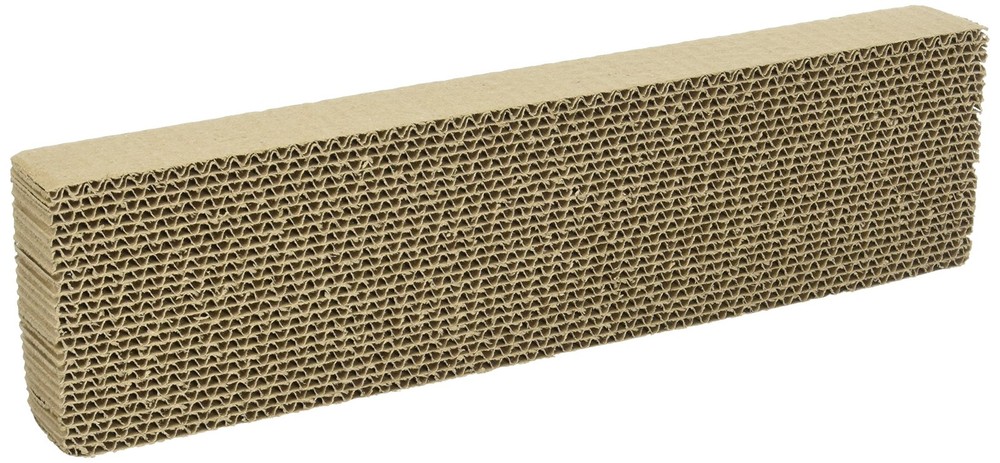 WARE Single Wide Corrugated Replacement Scratcher Pads for Cats Single, Brown