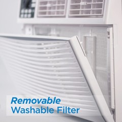 BLACK+DECKER Window Air Conditioner 10,000 BTU, AC Window Unit Cools Up to 450 S