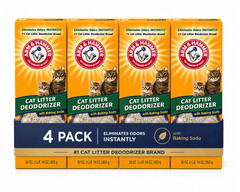 4 Pack Arm & Hammer Cat Litter Deodorizer Odor Eliminator 30 oz