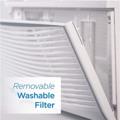BLACK+DECKER Window Air Conditioner 5000 BTU, AC Window Unit Cools Up to 150 Squ