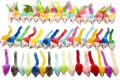 Fashion’s Talk 48-Count Assorted Mice Cat Color 48 count Rattle