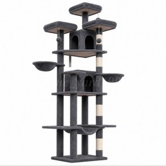 80” Large Cat Tree for Multiple Cats, Multi-Level Cat Tower for Maine Coon