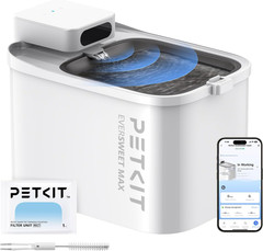PETKIT EVERSWEET MAX Cordless Cat Water Fountain with Motion Sensor, 101 Oz/3L P