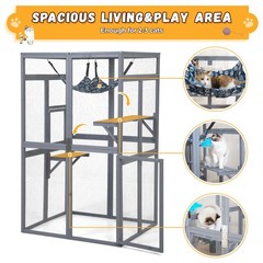 Catio Outdoor Cat Enclosure, Outdoor Cat House Window Access