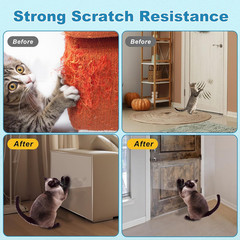 Cat Scratch Furniture Protector, 11.8″X196.8″ Couch Protector from Cat Claws Cat
