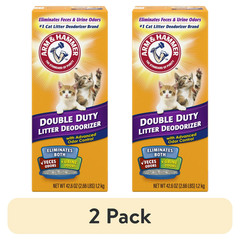 (2 Pack) Cat Litter Deodorizer Double Duty, 33 Oz