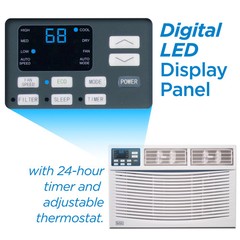 BLACK+DECKER Window Air Conditioner 10,000 BTU, AC Window Unit Cools Up to 450 S