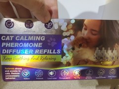 4Pk Cat Calming Pheromones Diffuser Refills Each Refill Last 30 Days & 700 SQ FT