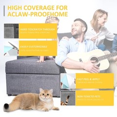 XMZCYMyo Anti Cat Scratch Furniture Protectors, 11PCS XL, L, clear