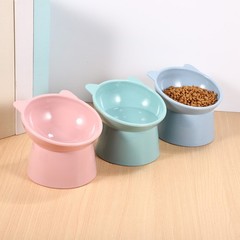 3Pcs Reusable Raised Cat Food Bowls Ergonomic Tilted Design for Cats