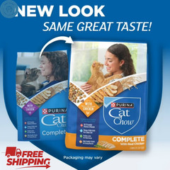 Purina Cat Chow Dry Cat Food Naturals Indoor Complete Multiple Sizes Packs