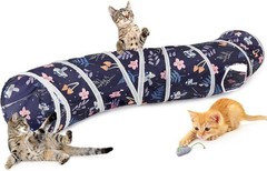 Portable S-Shape Cat Tunnel – Safe Play Space for Kittens & Small Breeds