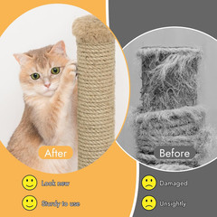 164 Feet Sisal Rope for Cat Scratching Post, 1/6 Inch Natural Cat Tree Rope
