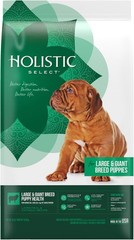 Holistic Select Natural Dry Dog Food, Large & Giant Breed Puppy Recipe, 30-Pound