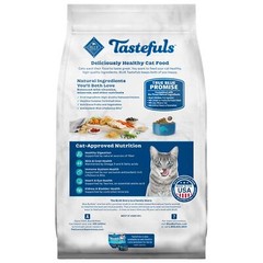 Blue Buffalo Tastefuls Active Dry Cat Food Chicken 3 Lb Natural Ingredients