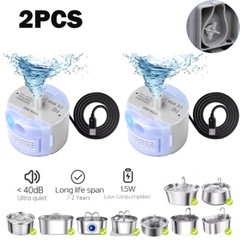 2pcs Pet Water Fountain Pump Replacement Pump for Cat Water Dispenser