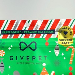 GIVEPET (3 PACK) Naughty Or Mice Salmon Premium Cat Treats 1 oz BB 08/27