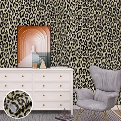 17.7″ x 196″ Leopard Print Contact Paper Peel and Stick Shelf Liner Peel and …