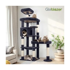 Globlazer Extra Large Platform Cat Tree, 65in Sturdy Cat Scratching Tree for …