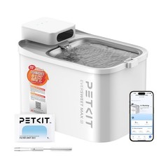 PETKIT Dishwasher Safe Cat Water Fountain, Cordless Automatic Cats Drinking F…