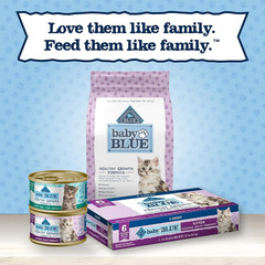 Baby Blue Natural Kitten Dry Cat Food, Healthy Growth Formula with DHA, Chicken
