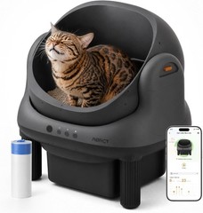 Smart Automatic Self-Cleaning Cat Litter Box Open Top Odor Control For Large