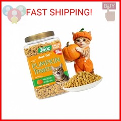 Just Try 36 OZ Pumpkin Cat Treats Cat Constipation Relief Hairball Control Healt