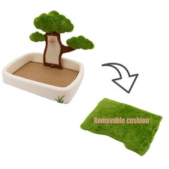 63??43??60cm Cat House With Sleeping Cushion Cat Bed With Cat Scratching Post