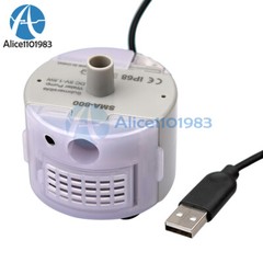 USB Water Pump DIY Cats Pet Drinking Fountain Submersible DC 5V/1A 160L/H