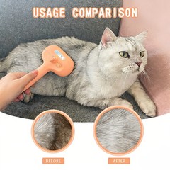 Dog Brush Cat Brush for Shedding, 3 in 1 Self Cleaning Steam Dog and Kitty Brush