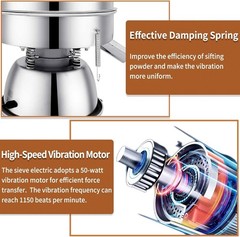 Sidasu Automatic Powder Sifter Machine 10 Mesh 60 Mesh Automatic Sieve Shaker…